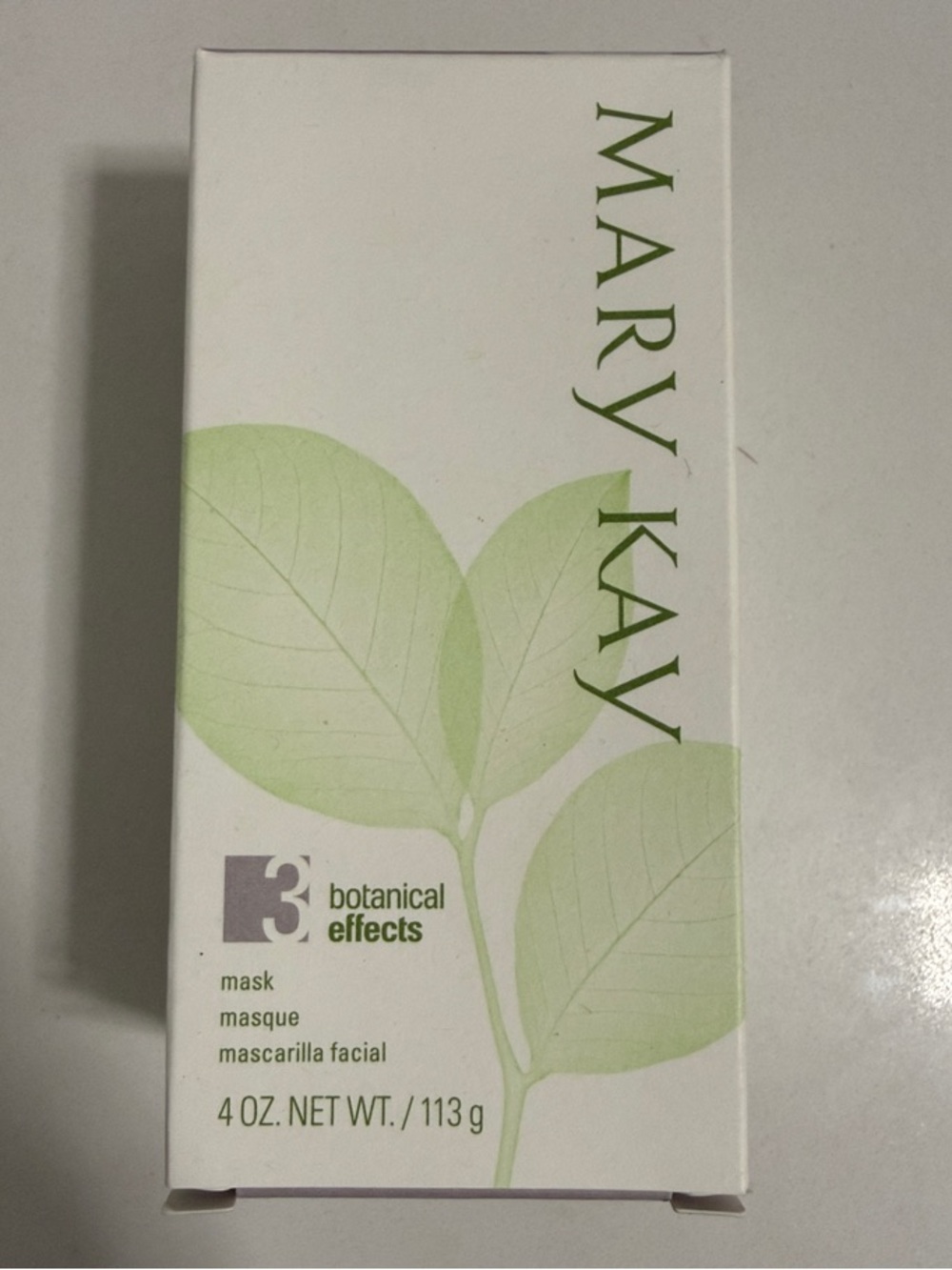 Mary Kay Botanical Effects Mask - Light Green & White Packaging